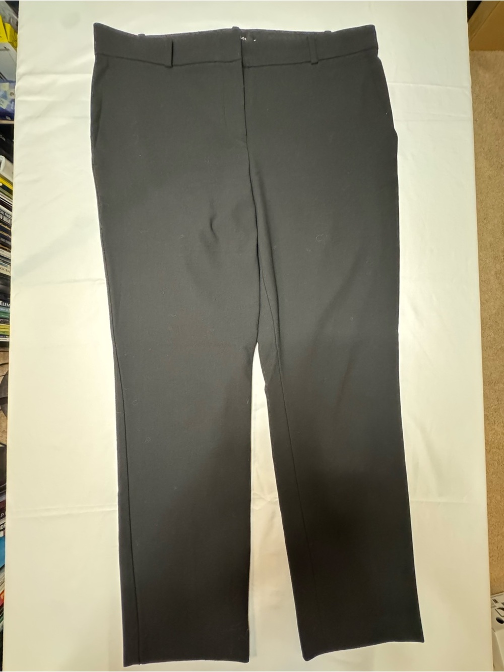 Ann Taylor Black Women's Straight-Leg Dress Pants